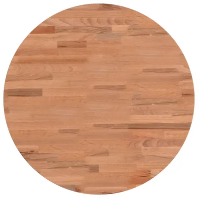 Immagine prodotto di Piano tavolo vidaXL rotondo in legno massello di faggio, Ø 50 x 1,5 cm