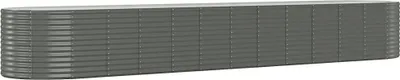 Produktbild von vidaXL Hochbeet Pulverbeschichteter Stahl 507x100x68 cm Grau