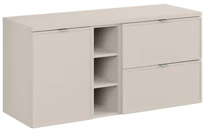 Produktbild von Modernes Badezimmermöbel-Set 120 cm in Kaschmirfarbe