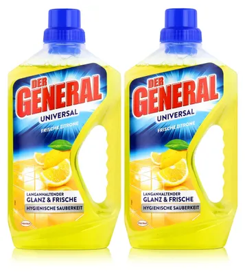 Produktbild von Der General Universal Frische Zitrone 750ml Allzweckreiniger (2er Pack)