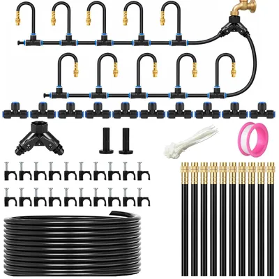 Bewässerungssystem Micro Drip, 10 m, 360° Biegeschlauch, automatisch