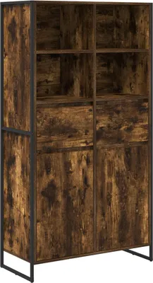 Image de Buffet Chêne Fumé 81 x 36 x 150.5 cm Bois d'ingénierie