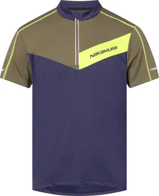 Immagine prodotto di Maglia da ciclismo Nakamura, modello Nacero M, colore blu scuro/verde oliva scuro, taglia M