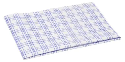 Produktbild von Vileda - Geschirrtuch aus Mikrofaser, weiß/blau, 3er-Pack