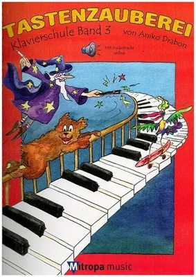 Obrázok produktu pre Klavierschule Tastenzauberei Band 3 für Kinder und Jugendliche mit Bär Ferdinand und Vogel Geri