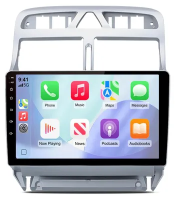 Zdjęcie produktu dla Radio samochodowe Android do Peugeot 307 2002-2013 Wireless CarPlay Android Auto GPS Navi 128GB 9 cali 4G LTE BT SWC RDS DAB+