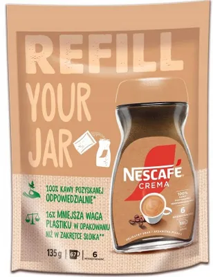 Obrázok produktu pre NESCAFE Classic Crema náhradná náplň 135 g