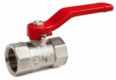 Produktbild von sanicomfort Kugelhahn matt-chrom 21,3 mm (1/2 Zoll) Innengewinde x Innengewinde, reduzierter Durchgang, Modell 2354330