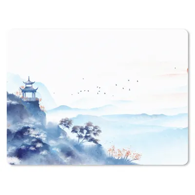 Produktbild von MuchoWow® Mauspad Mousepad Malerei - Ölfarbe - Natur 23x19 cm - Mousepads - Maus Mat - Pad - Mausunterlage - Schreibtischunterlage - Mauspad
