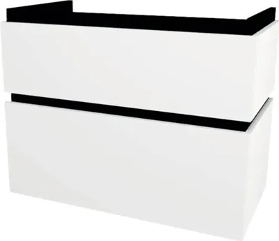 Produktbild von Devo Waschtischunterschrank mit 2 Schubladen Viva 2.0 BxHxT 84 x 66 x 44 cm premium white matt