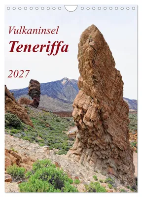 Produktbild von Vulkaninsel Teneriffa (Wandkalender 2027 DIN A4 hoch), CALVENDO Monatskalender