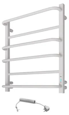 Zdjęcie produktu dla ELNA Cascade Lux 6 Grzejnik łazienkowy elektryczny 125W 610x530 mm biały
