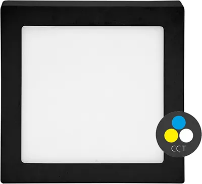 Zdjęcie produktu dla Panel Ecolite SMD 17x17cm, 12W, CCT, IP44, 960lm LED-CSQ-CCT/12W/CR