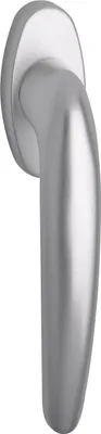 Image de Poignée de fenêtre MACO RHAPSODY, came 10 mm, alu argent anodisé