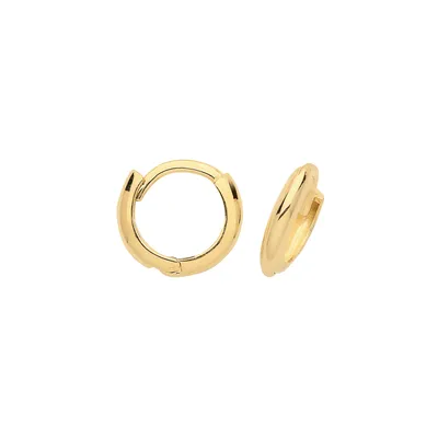 Produktbild von Klassische 9 Karat (375) Gold Damen - Paar Creolen - 10mm*2mm; TRS26490