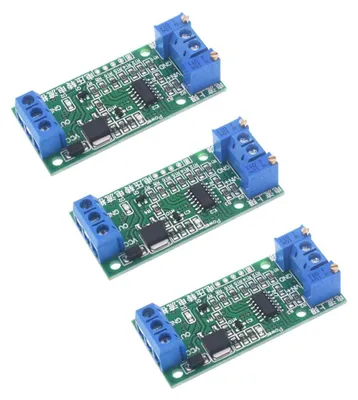 3 Stück Signalwandler 0-10 V auf 4-20 mA, linear