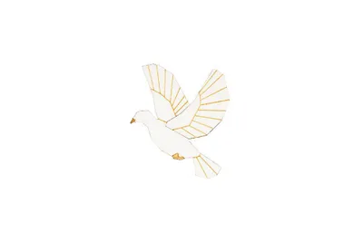 Image de BeWooden broche en bois Broche colombe universelle