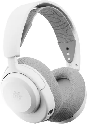 Produktbild von Gaming-Headset – Drahtlose Kopfhörer – Für Gaming – Multiplattformfähig – USB-C-Adapter – 260 Gramm – Weiß