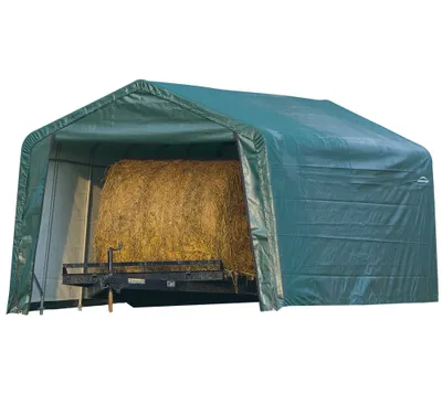 Produktbild von ShelterLogic Folien Weidezelt Zeltgarage Grün 610x380x260 cm
