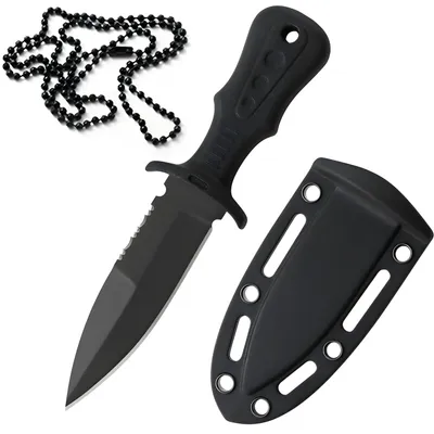 Obrázok produktu pre Kompaktný outdoorový nôž MI-40340 - Čierna | Ideálny na turistiku a survival KP40340