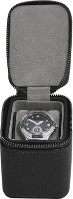 Image de Boîte empilable noire avec compartiment
