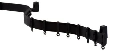 Productafbeelding van Flexline gordijnrail, zwart, 350 cm