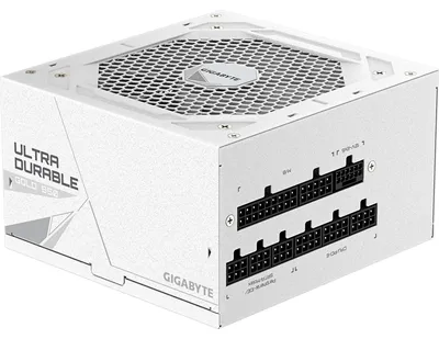 Obrázek produktu pro GIGABYTE UD850GM PG5 V2 ICE, 850 W, 100 - 240 V, 50/60 Hz, 12 - 6.5 A, Aktivní, 105 W