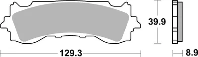 Produktbild von SBS Bremsbeläge - Sintermetall