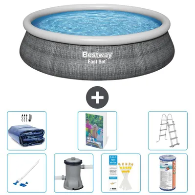 Image de Bestway Fast Set Rond - 457 x 107 cm - 8 pièces S375