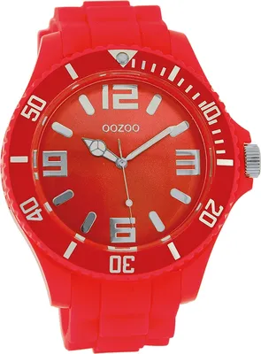 Produktbild von Oozoo Armbanduhr pink Silikon Timepieces Damen Analog-Quarzuhr UOC4334A