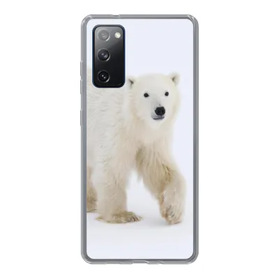 Produktbild von MuchoWow® Handyhülle Schutzhülle Hülle für Samsung Galaxy S20 FE Eisbär - Schnee - Weiß Silikon Softcase Handy Hülle - Abdeckung