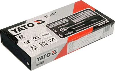 Obrázok produktu pre Yato Sada kľúčov 1/4" 23 Elem. Yt-14421