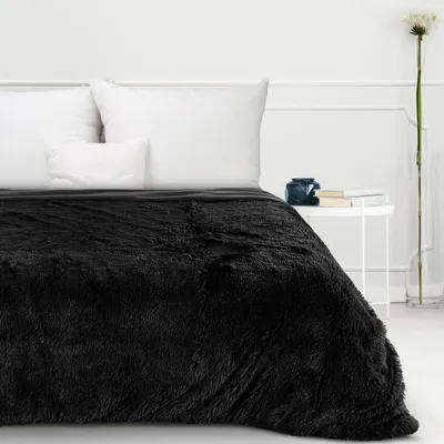 Produktbild von Flauschige Decke Tifany 1 170x210 cm schwarz