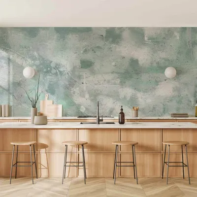 Zdjęcie produktu dla Ekran XXL 225x171 cm 5-częściowy jednostronny elegancki ekran prywatności ścianka działowa ścianka działowa drewniany motyw deco domowe biuro botanika natura abstrakcja f-C-0244-bh-a