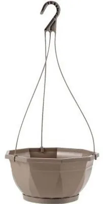 Produktbild von Blumenhalter mit Aufhängung Aéria Taupe - Eda