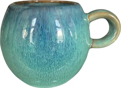 Produktbild von Bloomingville Paula Tasse, Grün, Steingut