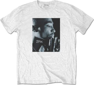 Produktbild von Tupac Shakur - "Changes" T-Shirt für Herren/Damen Uni RO6479 (S) (Weiß)