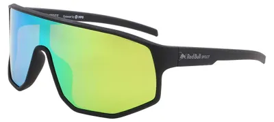 Productafbeelding van Red Bull SPECT DASH, sportbril voor fietsen, uni, volledig omrand, zwart, zwart, polycarbonaat