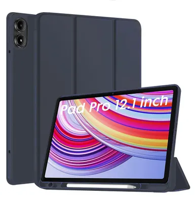 Zdjęcie produktu dla Techsuit Etui rysik Xiaomi Redmi Pad Pro Poco Pad - Ciemnoniebieskie