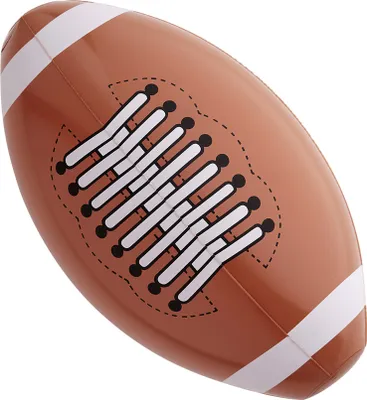 Imagen del producto de Balón de fútbol inflable, color marrón y blanco, 36 cm - Talla única