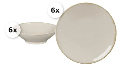 Produktbild von Tafelservice 12 tlg. Sahara creme