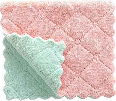 Produktbild von Mikrofaser Küchentuch 3er Set schwarz 30x30 cm Mehrzweck-Putztuch