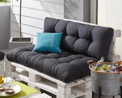 Produktbild von Paletten Sitzkissen “Chillout”, antrazit, Auflage, Sitzpolster