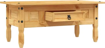 Obrázek produktu pro vidaXL Konferenční stolek v mexickém stylu z borovicového dřeva 100x55x44 cm