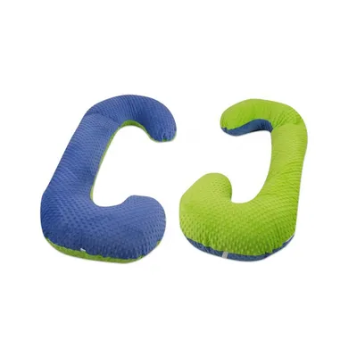 Produktbild von Umstandskissen Minky Form C blaugrün