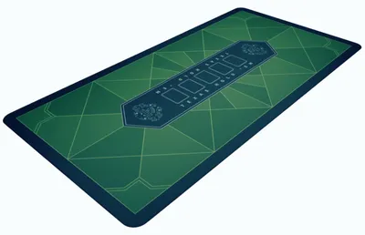Produktbild von Pokermatte - "Paulie"-Design - verschiedene Farben und Größen.Farbe:Grün,Größe:180cm x 90cm