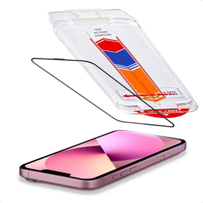 Productafbeelding van Accezz Gehard Glas Screenprotector met Applicator - 2-pack voor de Apple iPhone 17e / 16e / 15 / 14 / 13 / 13 Pro