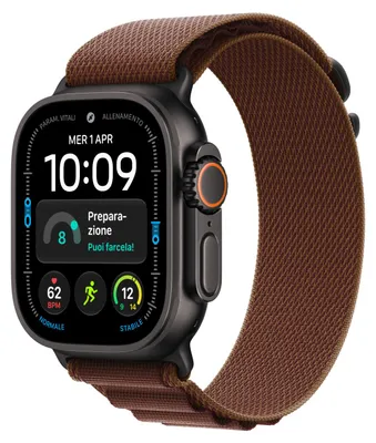 Productafbeelding van Apple Watch Ultra 4, OLED-scherm, touchscreen, 64 GB opslag, Wi-Fi, GPS, 63,1 gram