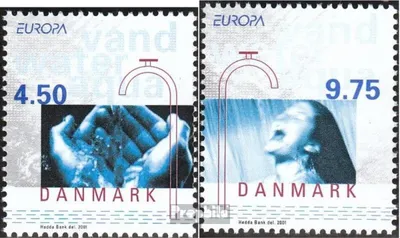 Produktbild von Briefmarken Dänemark 2001 Mi 1277-1278 (kompl.Ausg.) postfrisch Wasser