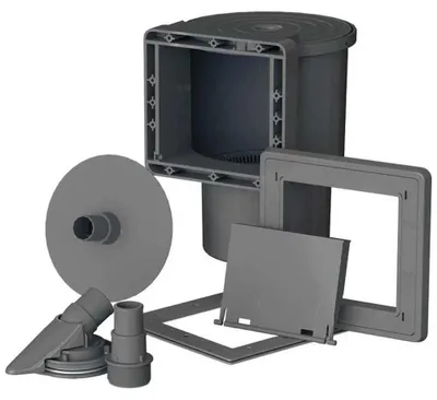Produktbild von Gre Accessories Skimmer+rücklaufarmatur Grau  Grau One Size